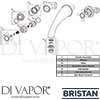 Bristan Trinity 3 Hole Bath Filler Spares